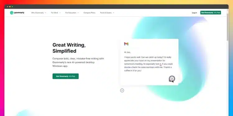 Grammarly - the most popular grammatical error fixer