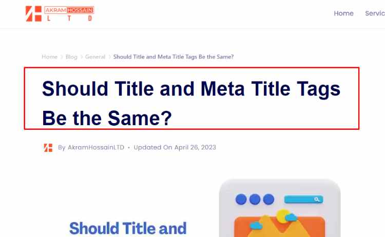 What is title tag - Akram Hossain