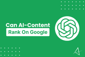Can AI-generated Content Rank on Google