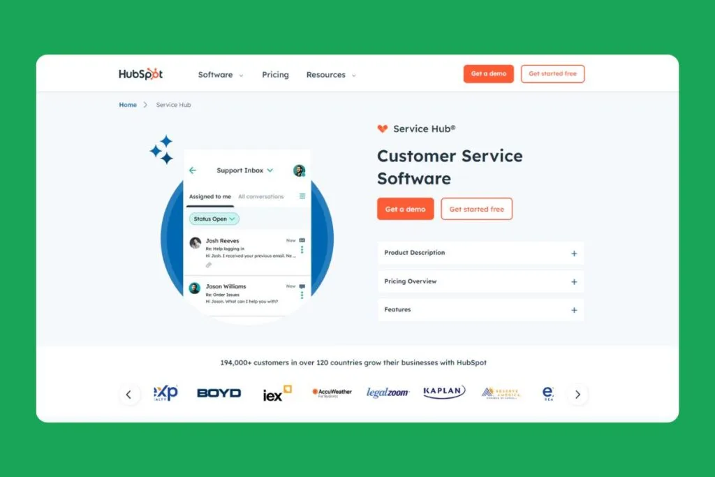 HubSpot Customer Service Hub