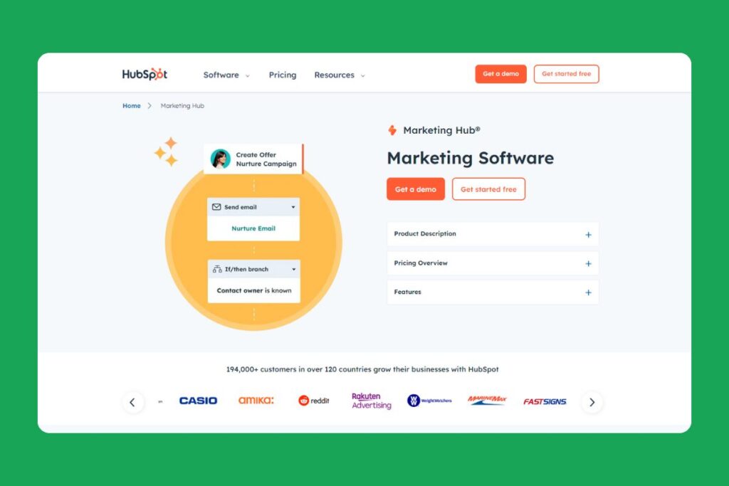 HubSpot Marketing Software Hub