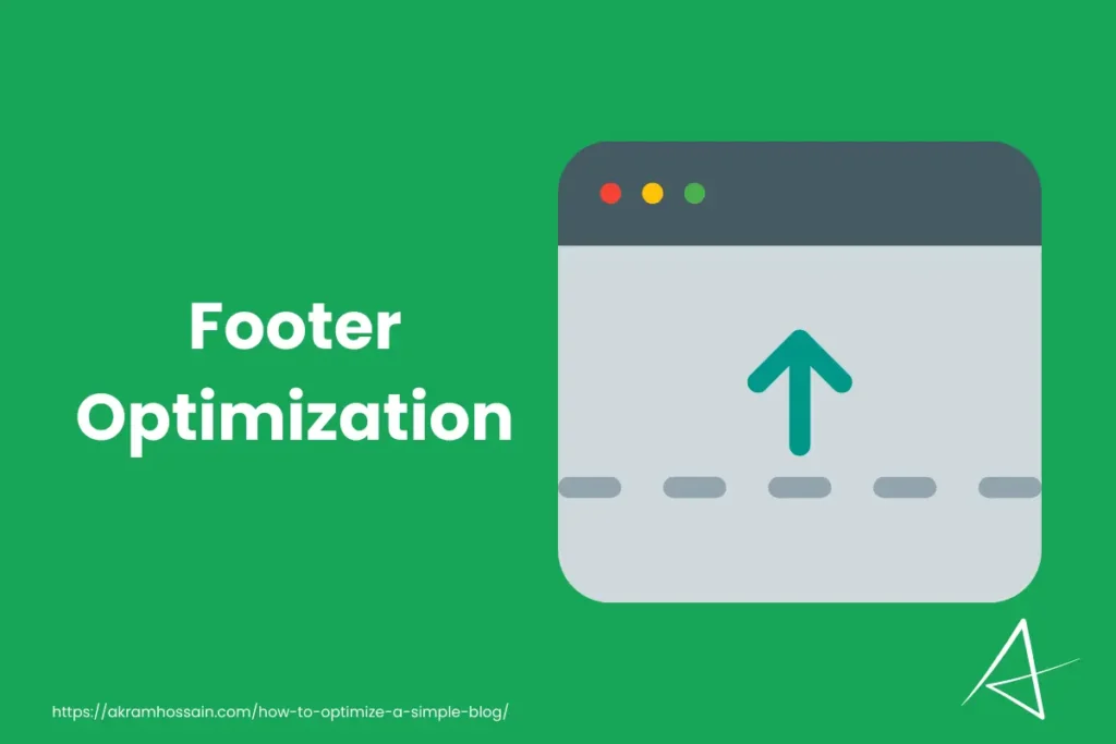 Website Footer Optimization