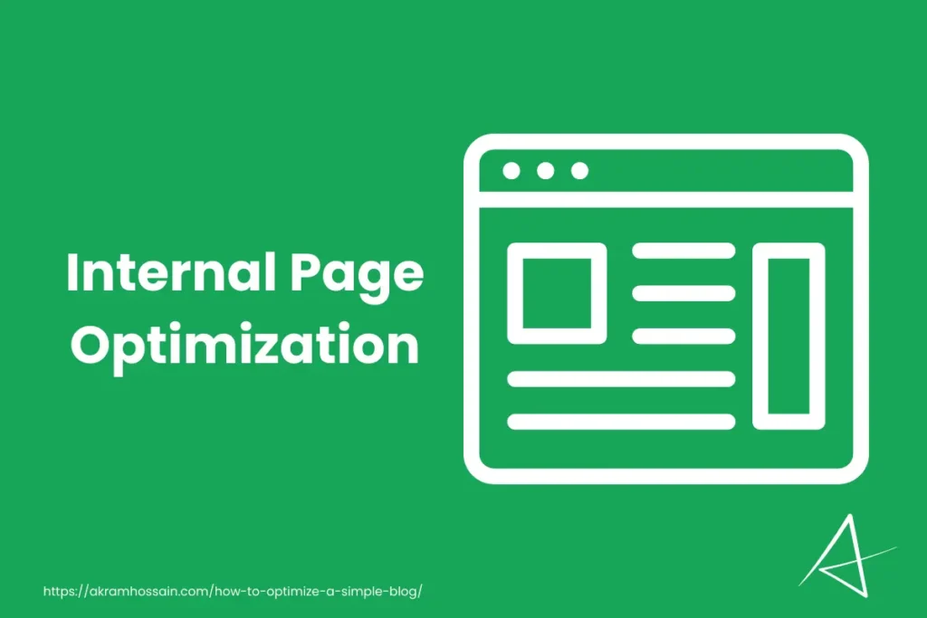 Website's Internal Page Optimization