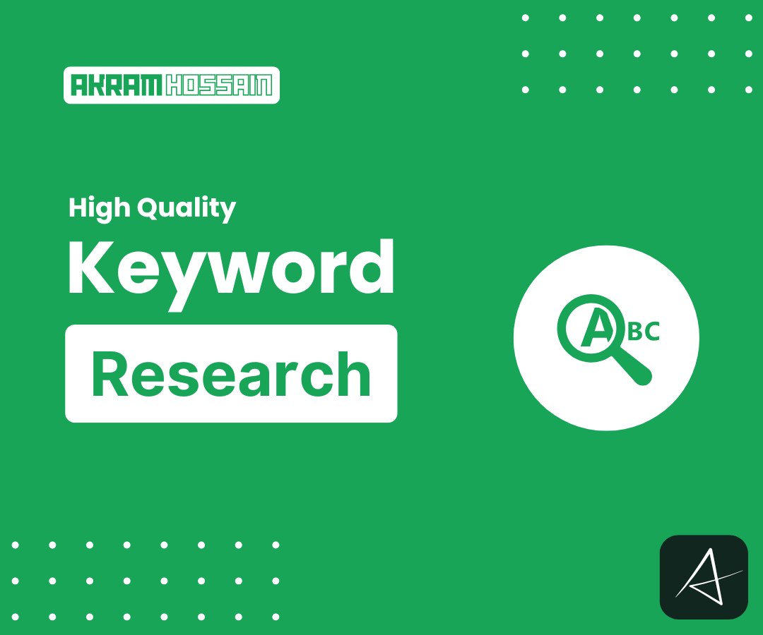 High Quality Keyword Research service