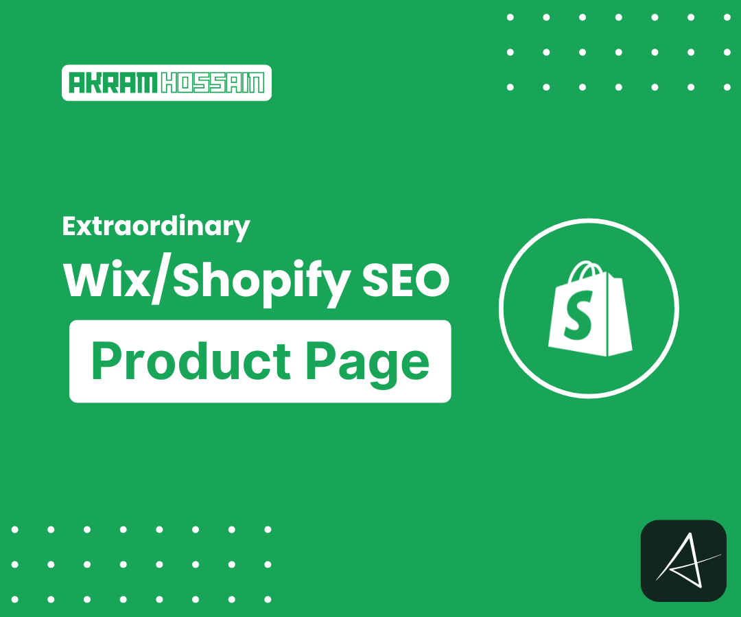 WixShopify Product Page SEO