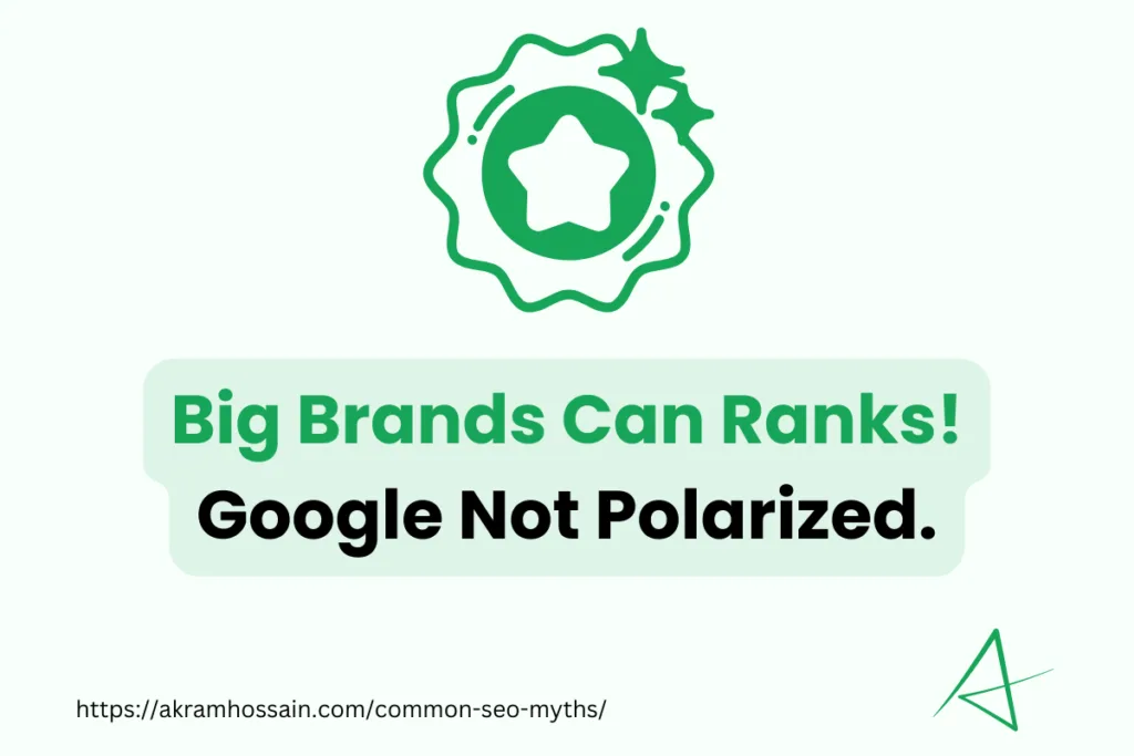 Only Big Brands Can Succeed with SEO