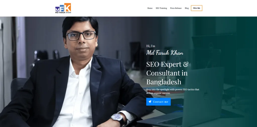 MdFarukKhan Website Screenshot