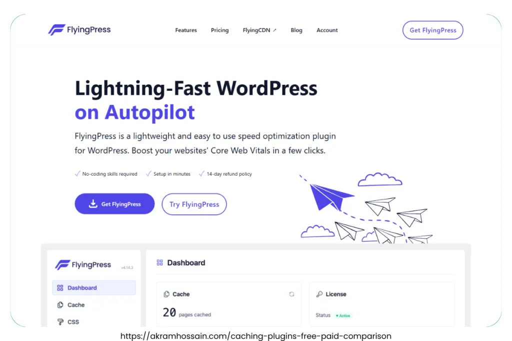 FlyingPress Caching Plugin