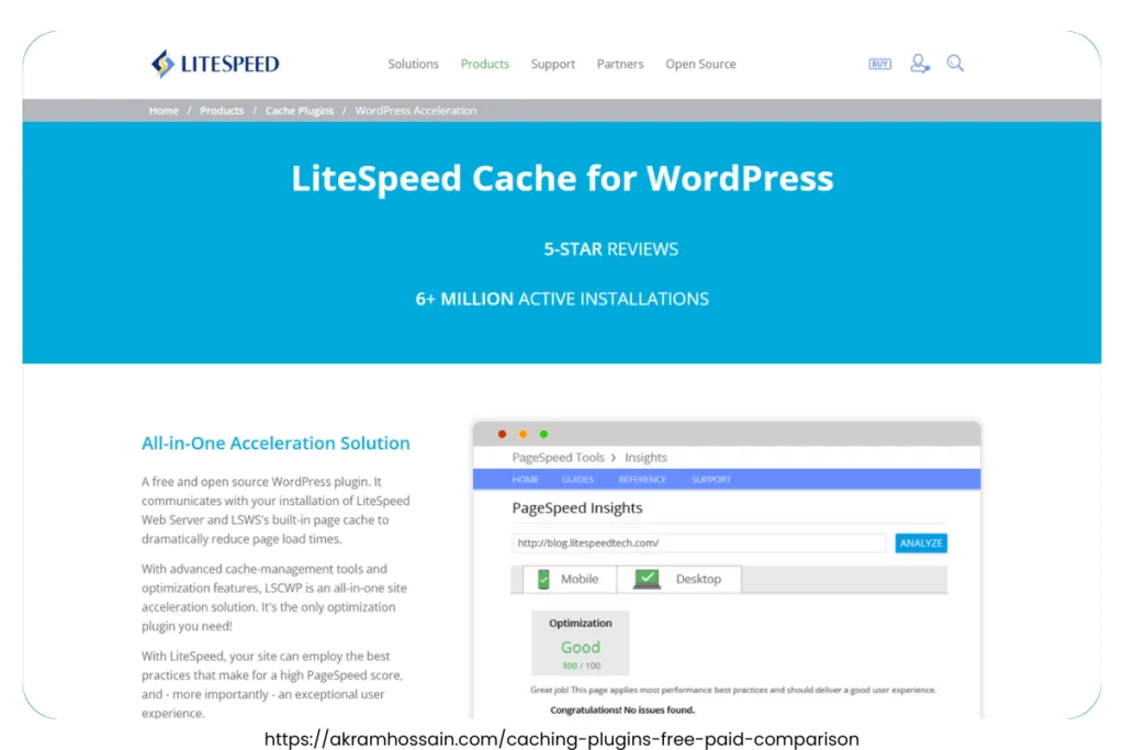 LiteSpeed Cache - Caching Plugin