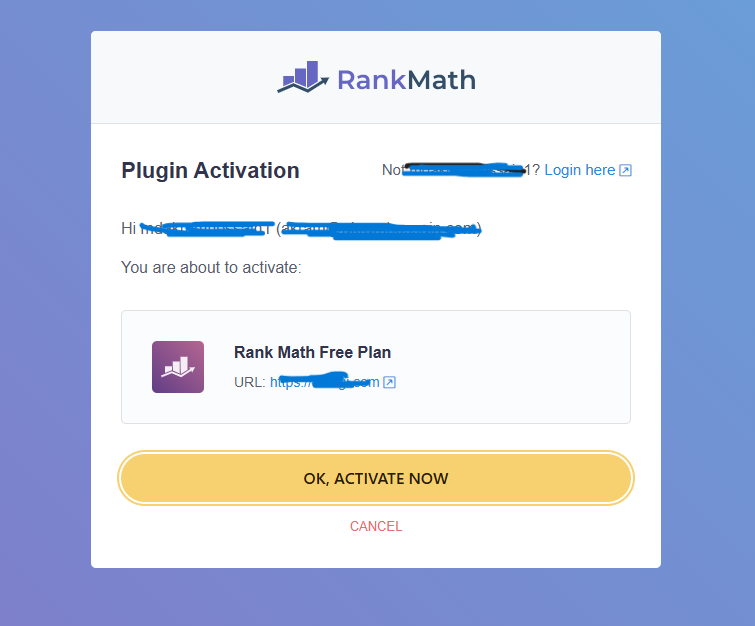Connect With Rank Math Account