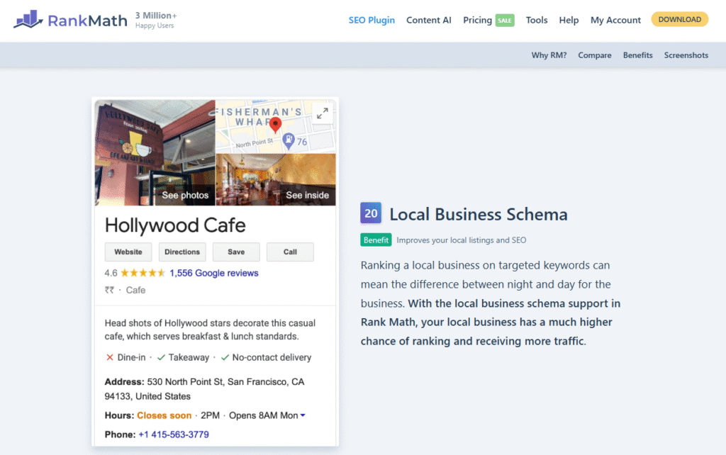 Rank Math Local Schema